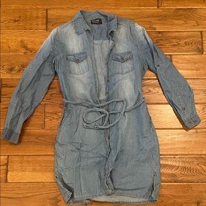 Denim Long Sleeve Dress